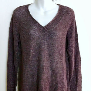 Eileen Fisher Pareo Sweater Shadow NWT